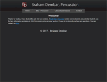 Tablet Screenshot of brahamdembar.com